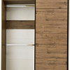 Шкаф-купе Рэйгрупп Bromo VVH 03 РГ-11.03 B 140 VVH 140x220.5 (дуб велингтон/черный)