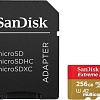 Карта памяти SanDisk Extreme microSDXC SDSQXBZ-256G-GN6MA 256GB (с адаптером)