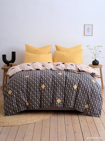 Постельное белье Ночь Нежна Фенди 1.5сп 70x70 70757-1+70758-1