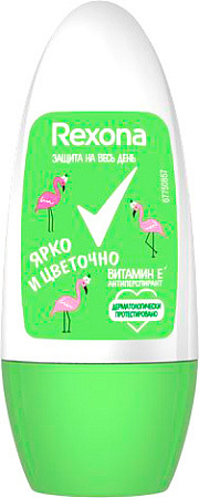 Антиперспирант шариковый Rexona Ярко и цветочно 50 мл
