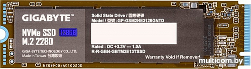 SSD Gigabyte NVMe 128GB GP-GSM2NE3128GNTD