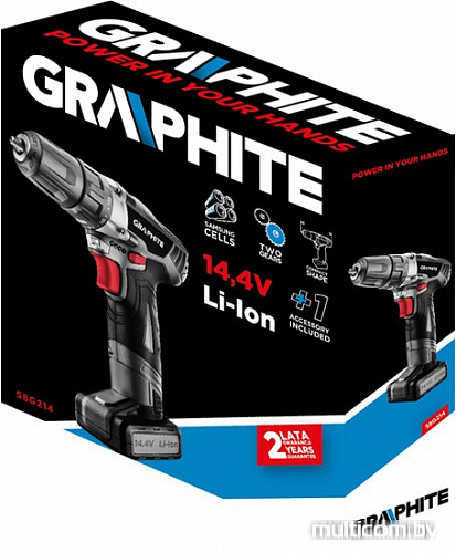 Дрель-шуруповерт GRAPHITE 58G214