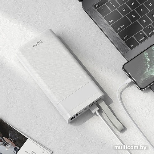 Внешний аккумулятор Hoco J73 Powerful 30000mAh (белый)