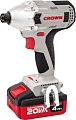 Винтоверт Crown CT22021HX-4 TB (с 1-м АКБ)