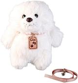 Классическая игрушка Sima-Land Щеночек с поводком 9878867 (белый)