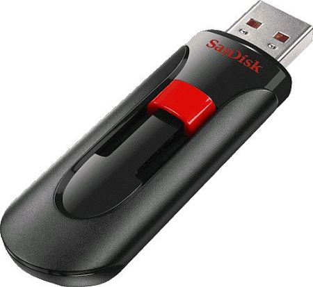 USB Flash SanDisk Cruzer Glide 64GB Black [SDCZ600-064G-G35]