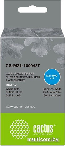 Картридж CACTUS CS-M21-1000427 (аналог Brady M21-1000427)
