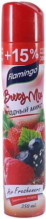 Освежитель воздуха Ozden Flamingo Ягодный микс 3 в 1 (350 мл)