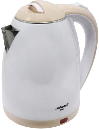 Электрический чайник Atlanta ATH-2437 (белый/бежевый)