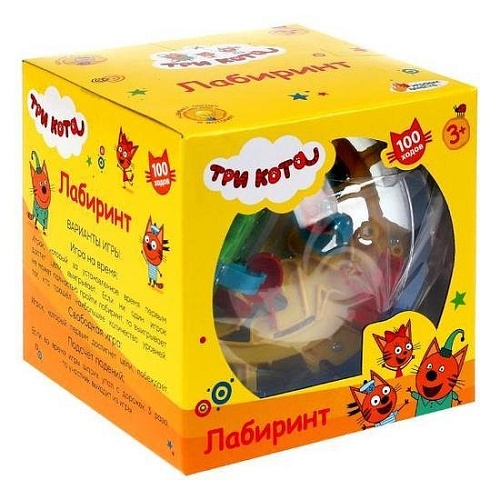 Лабиринт Играем вместе Три кота 1604K1267-R1