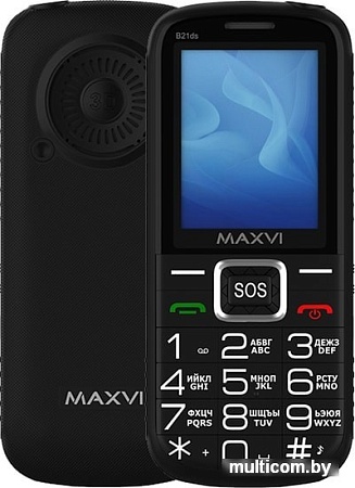 Мобильный телефон Maxvi B21ds (черный)