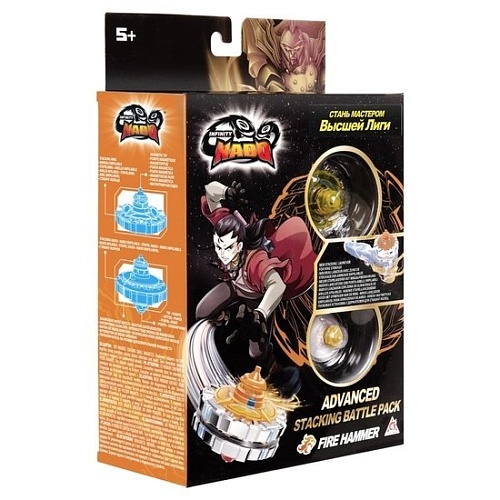 Волчок Infinity Nado Стакинг Адвансд Fire Hammer 38777