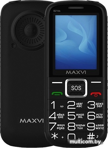 Мобильный телефон Maxvi B21ds (черный)