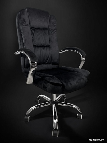 Офисное кресло Calviano Bravo (черный велюр)