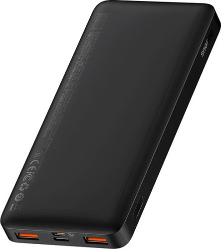 Портативное зарядное устройство Baseus Bipow Digital Display PPDML-L01 10000mAh (черный)