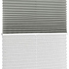 Плиссе Delfa Basic Uni СПШ-3111/3504 Basic Transparent (57x215, серый/белый)