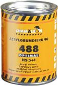 Автомобильный грунт Chamaleon 488 наполнитель акриловый 5+1 HS Optimal 1л 14883 (красный)