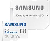 Карта памяти Samsung PRO Endurance+ microSDXC 128GB (с адаптером)