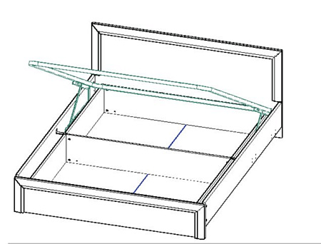 Кровать Анрэкс Olivia 160x200 с подъемником