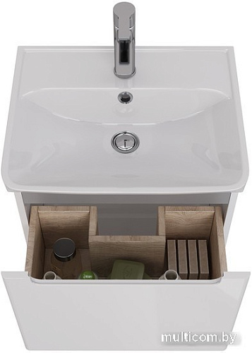 Lemark Тумба под умывальник Buno Mini 50 LM05BM50T (белый глянец)