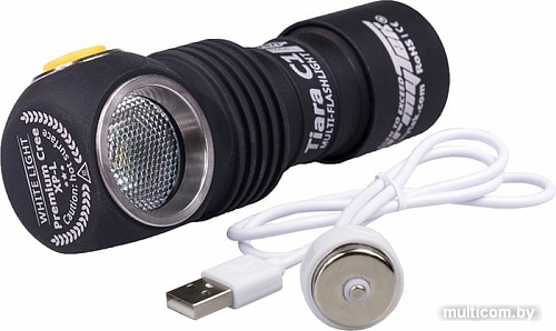 Фонарь Armytek Tiara C1 Magnet USB XP-L (теплый свет) +18650 Li-Ion