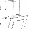 Кухонная вытяжка Weissgauff Gamma 60 PB BL