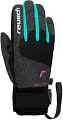 Горнолыжные перчатки Reusch Simon R-Tex Xt Junior 6261210-7743 (р-р 6, Black Melange/Bachelor Button/Pink)