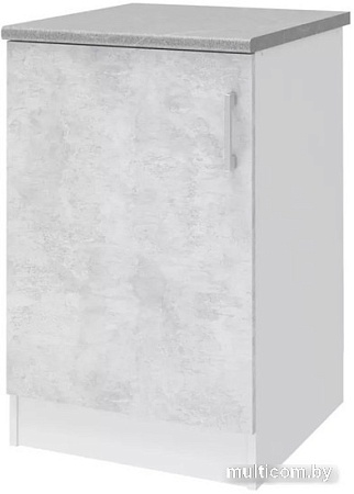 Шкаф напольный Stolline Уют 275.08МСТ (белый/бетон)