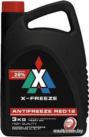 Антифриз X-Freeze Red 12 430206095 3 кг