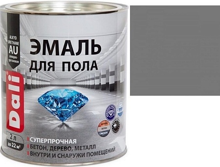 Эмаль Dali Для пола 0.8 л (серый, RAL 7040)