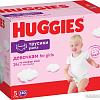 Трусики-подгузники Huggies 5 для девочек 12-17 кг (140 шт)