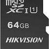 Карта памяти Hikvision microSDHC HS-TF-C1(STD)/64G/Adapter 64GB (с адаптером)