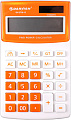 Бухгалтерский калькулятор Darvish DV-2716-12Or (белый/оранжевый)