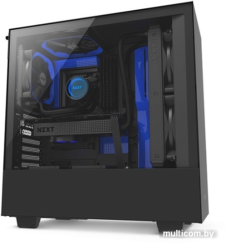 Корпус NZXT H500 (черный/синий)
