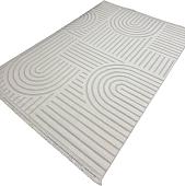 Ковер для жилой комнаты Radjab Carpet Поло Прямоугольник PL 255 12536RK (2x2.9, Cream)