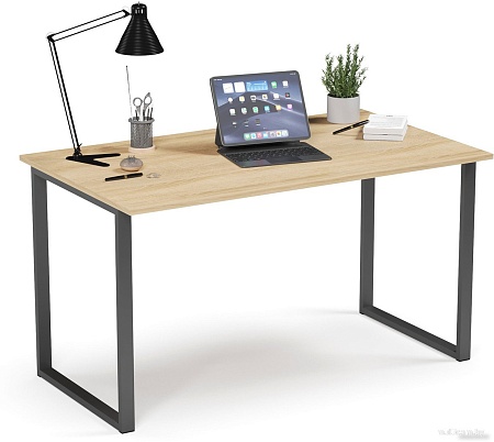 Стол Soma Bliss 100x60 (дуб сонома/черный)