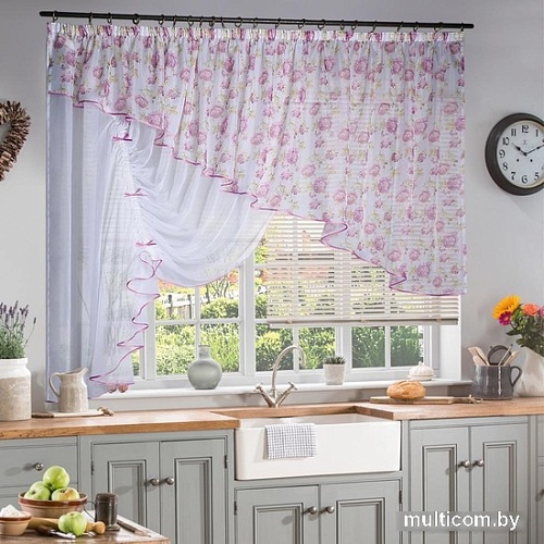 Тюль Nivasan Джульетта-2л DGc.L-2 (сиреневый)