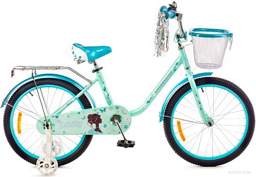 Детский велосипед Favorit Lady 20 LAD-Y20SN (мятный)