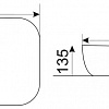 Умывальник CeramaLux D1333H022