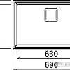 Кухонная мойка Elleci Karisma 120 Undermount Ghisa 70
