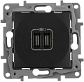 Розетка Type-C Legrand Etika 672635 (антрацит)