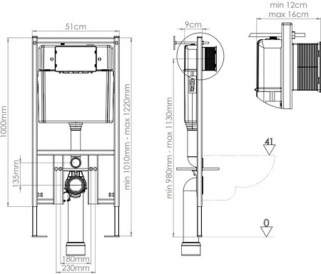 Унитаз подвесной iDevit Alfa 152.4.501.8088+152.7.322.088+SETK3104-2616-001-1-8
