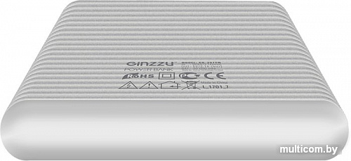 Портативное зарядное устройство Ginzzu GB-3975B (белый)