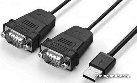 Кабель Ugreen US229-30769 USB Type A - DB9 RS-232 (1.5 м, черный)