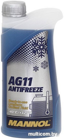 Охлаждающая жидкость Mannol Longterm Antifreeze AG11 1л