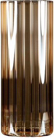 Ваза Элетех Тубо 8x20 4840900079 (рифленый янтарный)