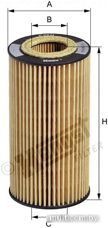 Масляный фильтр Hengst filter E27HD125