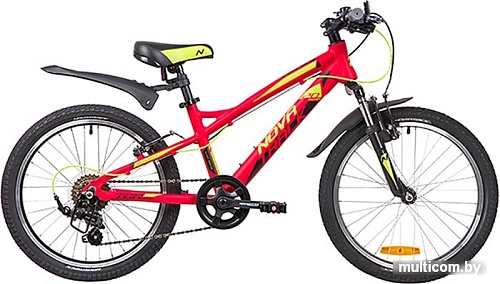 Детский велосипед Novatrack Tornado 20 (красный/черный, 2019)