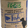 Сухой корм для собак Frais Classique Dog сочные кусочки мяса с рыбой в желе (850г)