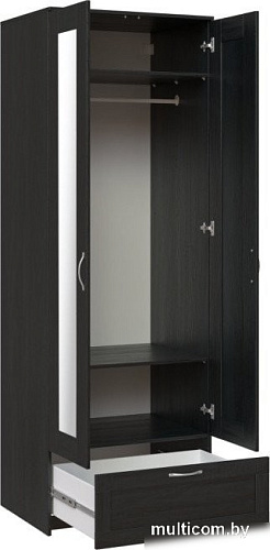 Шкаф распашной Mio Tesoro Сириус 2-х створчатый 1 ящик 2.02.01.500.5 (дуб венге)